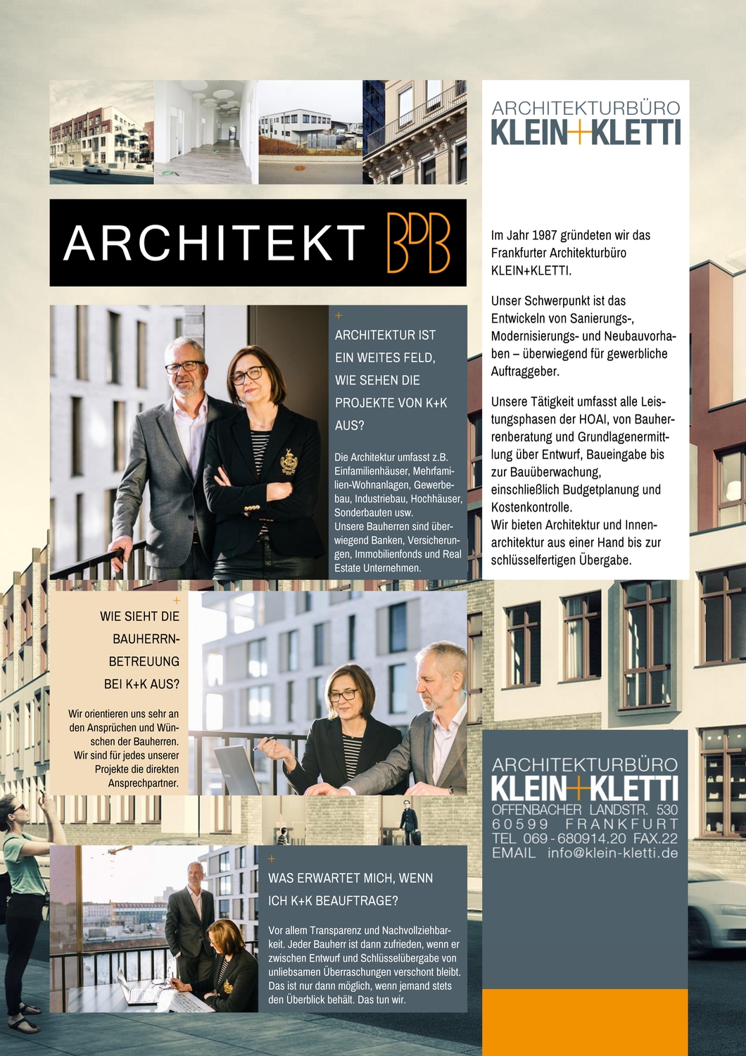 ARCHITEKT BDB Klein+Kletti